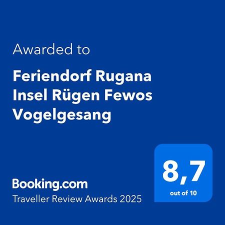 Feriendorf Rugana Insel Ruegen Fewos Vogelgesang Dranske Extérieur photo
